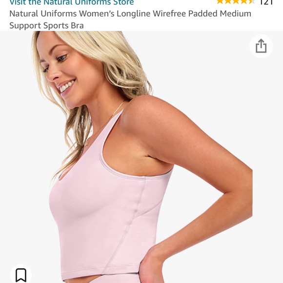 Natural Uniforms Sports Bra - NEW with tag - Picture 2 of 6